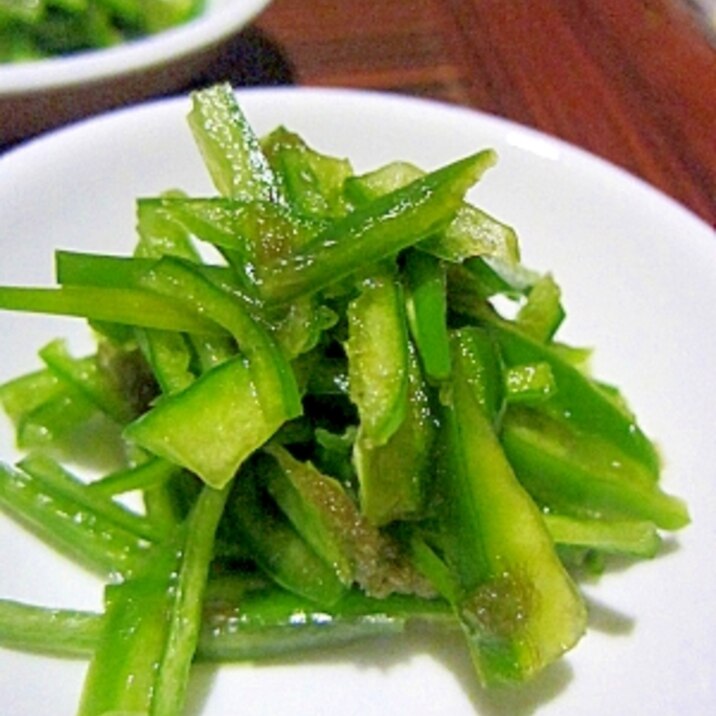 ヒンヤリ 簡単箸ヤスメ ピーマンの昆布和え レシピ 作り方 By 料理とお酒と犬がすき 楽天レシピ ヒンヤリ 簡単箸ヤスメ ピーマンの昆布和え レシピ 作り方 By 料理とお酒と犬がすき 楽天レシピ